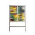 Maps - Loft Cabinet - Naia Escribano - Pebble - Reeded glass