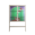 Negroni - Loft Cabinet - Mathilda Kienast - Pebble - Reeded glass