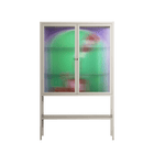 Negroni - Loft Cabinet - Mathilda Kienast - Pebble - Reeded glass