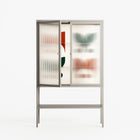 Curious Creatures - Loft Cabinet - Ethan Fender - Pebble - Reeded glass
