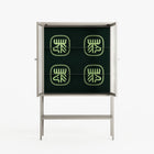 Evergreen Stag - Loft Cabinet - Ethan Fender - Pebble - Reeded glass
