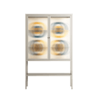 Gleam Dusk - Loft Cabinet - Ethan Fender - Pebble - Reeded glass