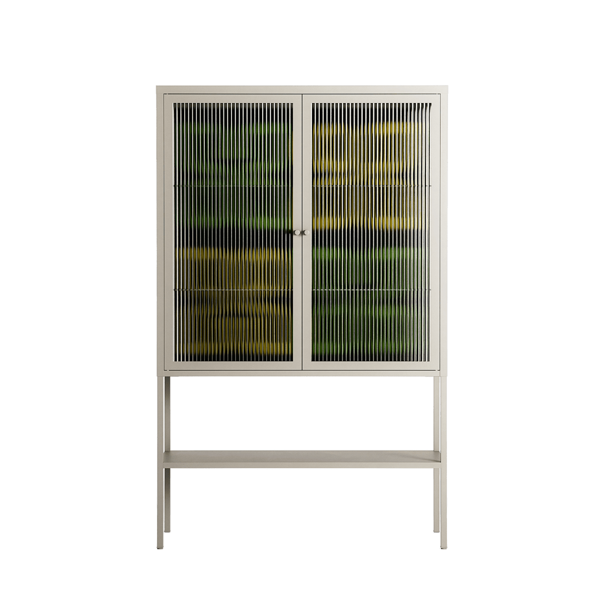 Ultra Bloom - Loft Cabinet - Ethan Fender - Pebble - Clear glass