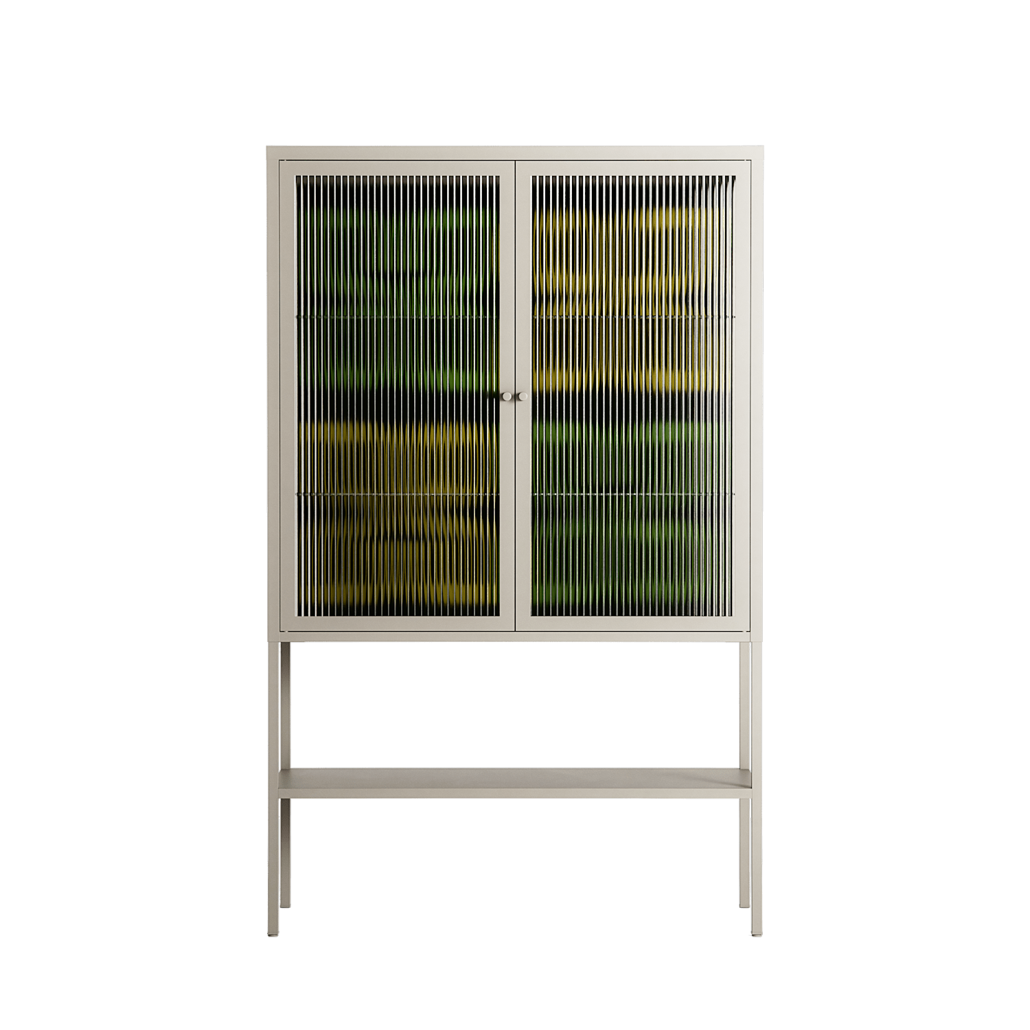 Ultra Bloom - Loft Cabinet - Ethan Fender - Pebble - Clear glass
