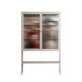 Where We Belong - Loft Cabinet - Sophie Goudman-Peachey - Pebble - Reeded glass
