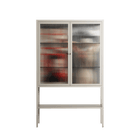 Where We Belong - Loft Cabinet - Sophie Goudman-Peachey - Pebble - Reeded glass
