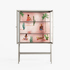 Woman at the Beach - Loft Cabinet - Raissa Oltmanns - Pebble - Reeded glass