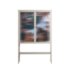 Hidden Sorrow - Loft Cabinet - Caitlin Flood-Molyneux - Pebble - Reeded glass