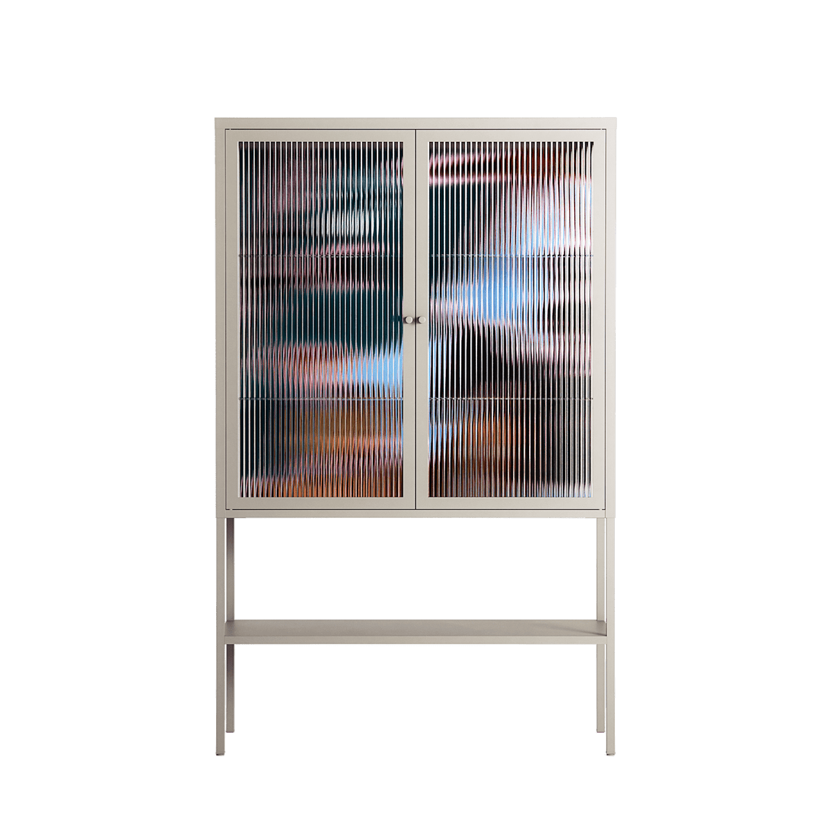 Hidden Sorrow - Loft Cabinet - Caitlin Flood-Molyneux - Pebble - Reeded glass