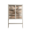 Delight Pink - Loft Cabinet - Diana Catchpole - Pebble - Reeded glass