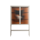 Cat in Chair B - Loft Cabinet - Kristin Eriksson - Pebble - Reeded glass