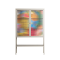 The Towering Hall Full Of Light - Loft Cabinet - Nick Liefhebber - Pebble - Reeded glass