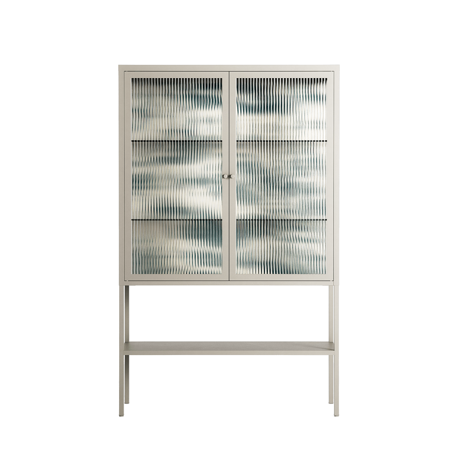 Ode to Summer 3 - Loft Cabinet - Diana Catchpole - Pebble - Reeded glass