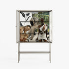 As The Rain Falls - Loft Cabinet - Sophie Goudman-Peachey - Pebble - Reeded glass
