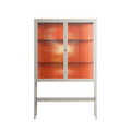 Drink And Cherries - Loft Cabinet - Raissa Oltmanns - Pebble - Reeded glass