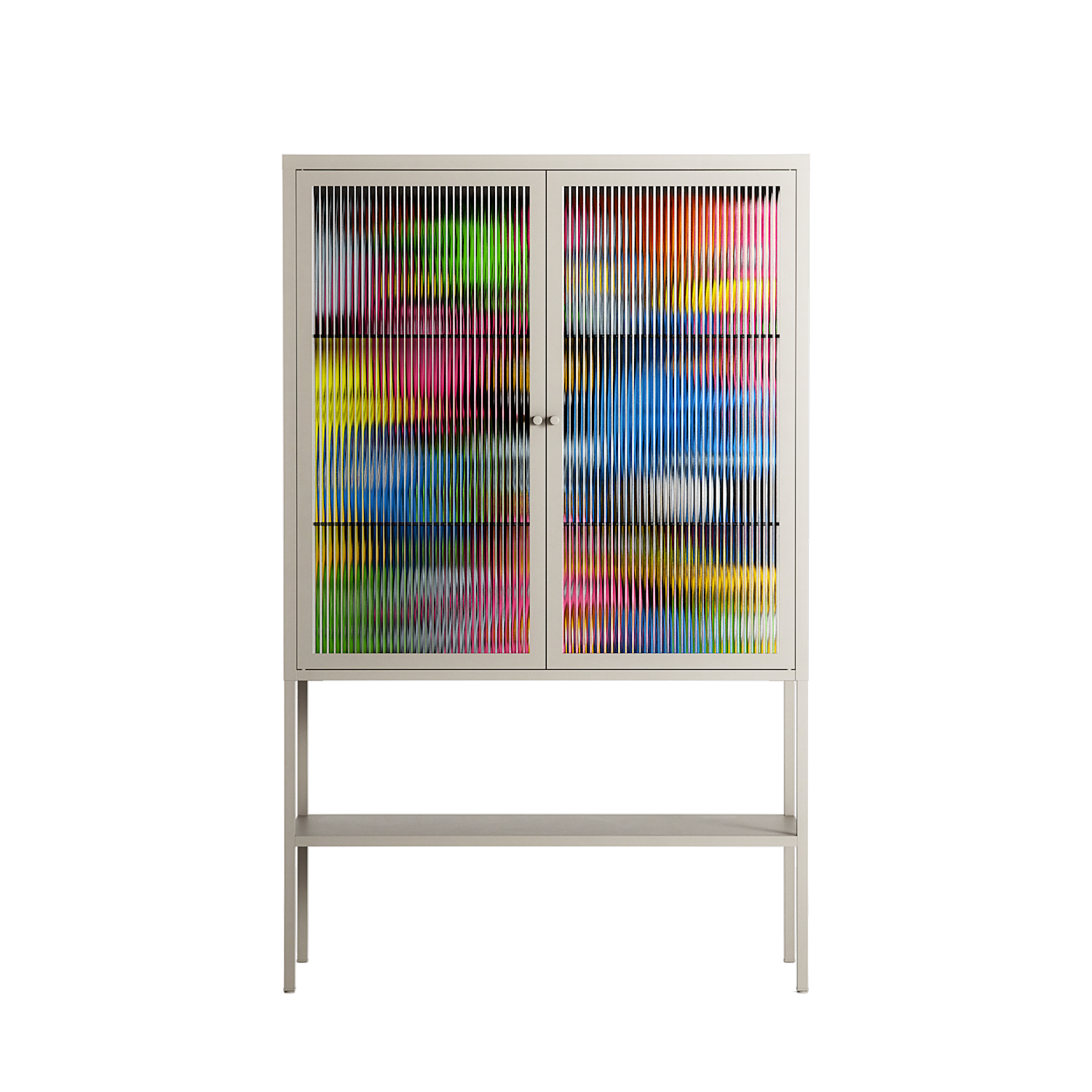 All The Good Guys - Loft Cabinet - Craig Watkins - Pebble - Reeded glass