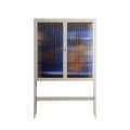 Blue Velvet - Loft Cabinet - Sophie Goudman-Peachey - Pebble - Reeded glass