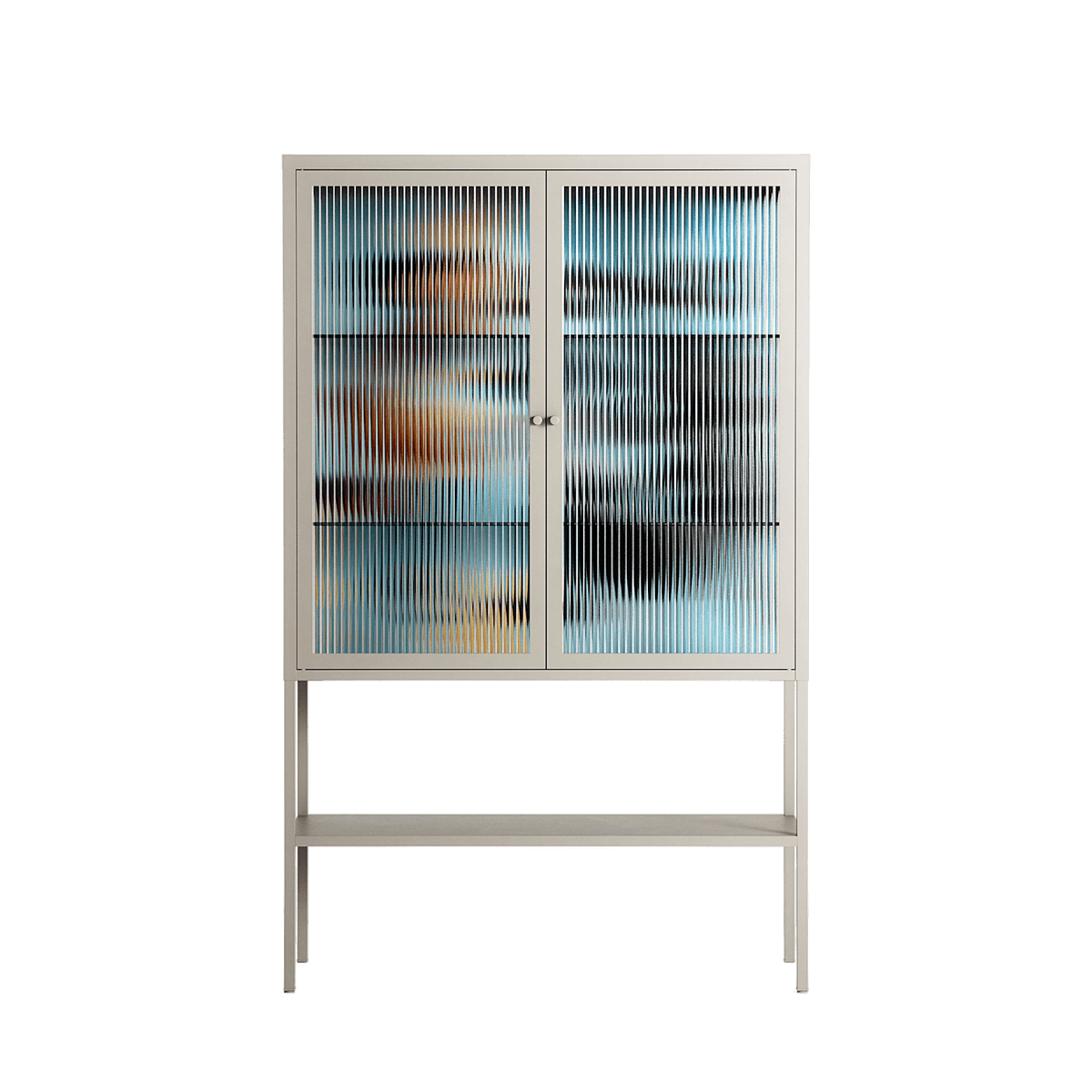 Day Dream - Loft Cabinet - Sophie Goudman-Peachey - Pebble - Reeded glass