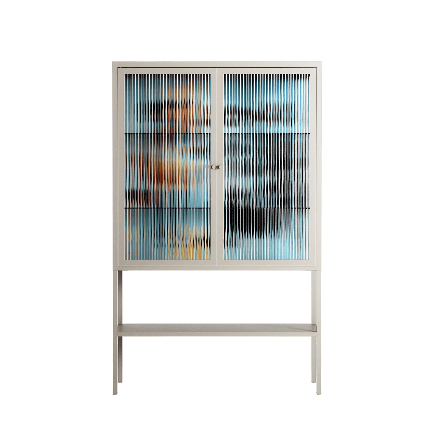 Day Dream - Loft Cabinet - Sophie Goudman-Peachey - Pebble - Reeded glass
