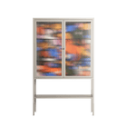 The Secret Herb Garden In The Forest - Loft Cabinet - Nick Liefhebber - Pebble - Reeded glass