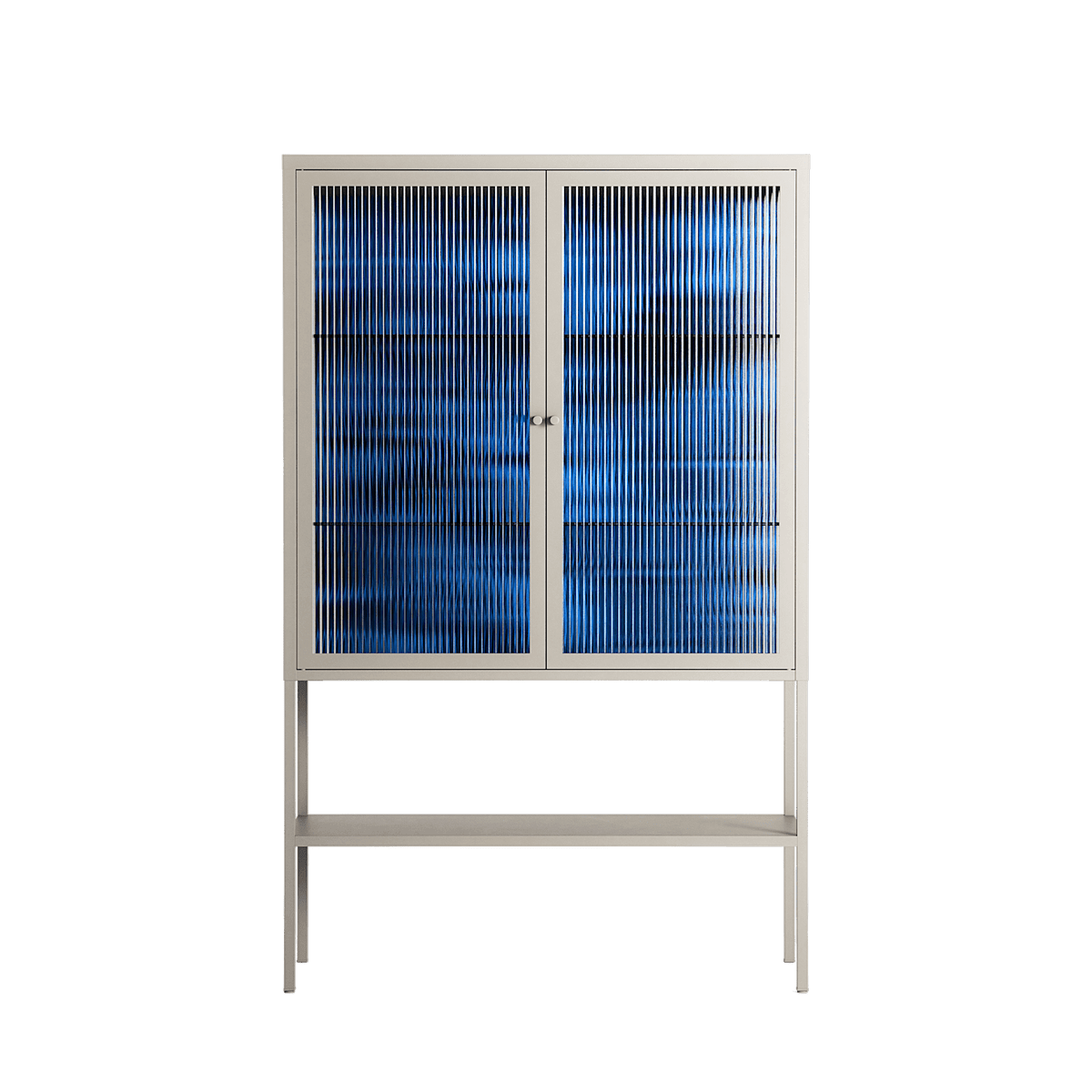 The Blue Line - Loft Cabinet - Craig Watkins - Pebble - Reeded glass