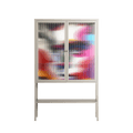 Fragments Of A Painted Souls - Loft Cabinet - Mathilda Kienast - Pebble - Reeded glass