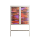 The Secret Herb Garden In The Forest 2 - Loft Cabinet - Nick Liefhebber - Pebble - Reeded glass