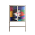 Chained To Perception - Loft Cabinet - Mathilda Kienast - Pebble - Reeded glass