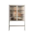 We Are Who We Are - Loft Cabinet - Sophie Goudman-Peachey - Pebble - Reeded glass