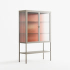 Drink And Cherries - Loft Cabinet - Raissa Oltmanns - Pebble - Reeded glass