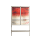 Parallel Mirage - Loft Cabinet - Oluwasheyi Adebayo - Pebble - Reeded glass