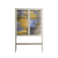 The Towering Hall Full Of Light 2 - Loft Cabinet - Nick Liefhebber - Pebble - Reeded glass