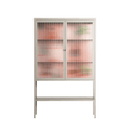 Woman at the Beach - Loft Cabinet - Raissa Oltmanns - Pebble - Reeded glass