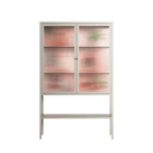 Woman at the Beach - Loft Cabinet - Raissa Oltmanns - Pebble - Reeded glass