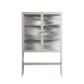 Flight Of Fancy - Loft Cabinet - Diana Catchpole - Pebble - Reeded glass