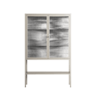 Flight Of Fancy - Loft Cabinet - Diana Catchpole - Pebble - Reeded glass