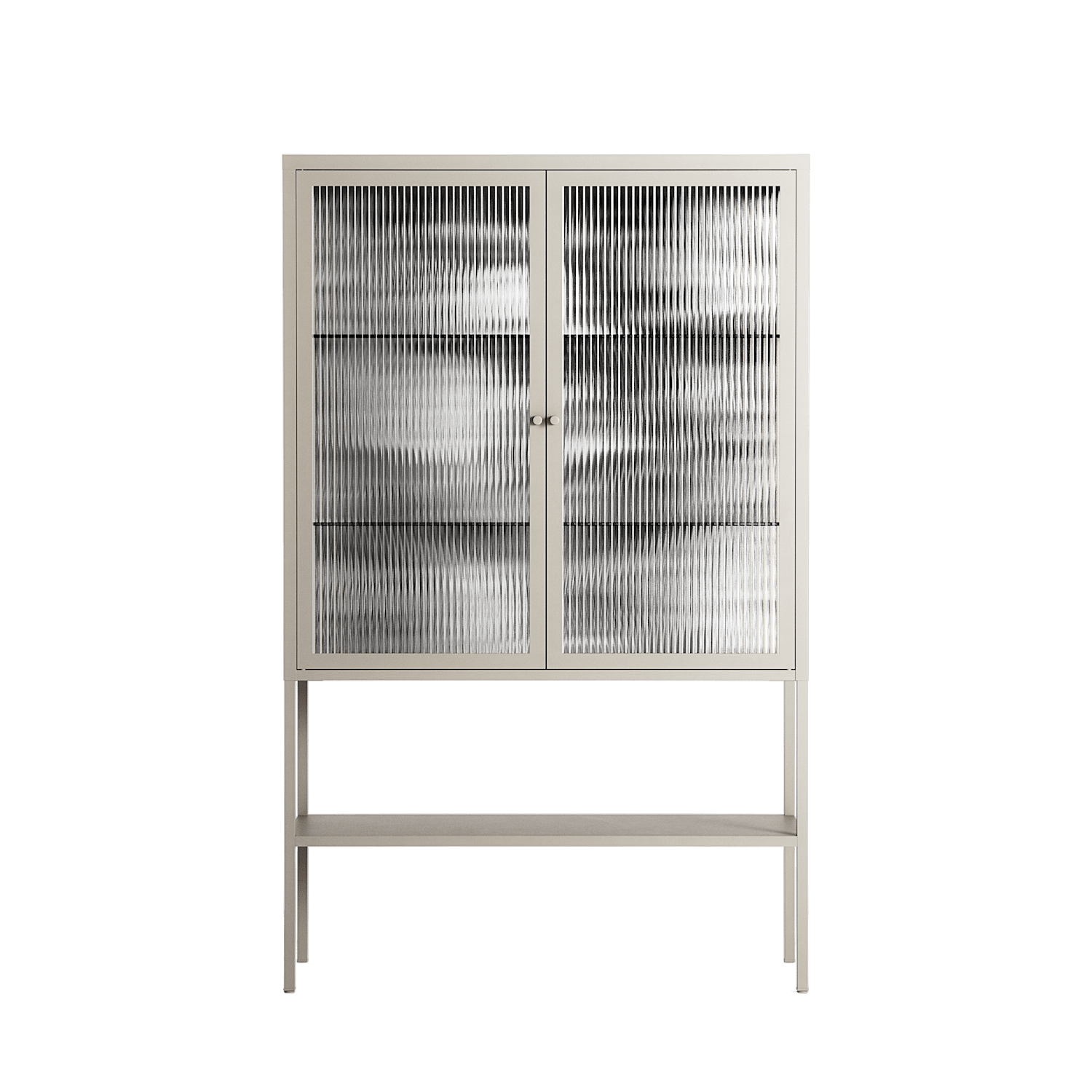 Flight Of Fancy - Loft Cabinet - Diana Catchpole - Pebble - Reeded glass