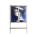 Beyond The Veil Of Consciousness - Loft Cabinet - Mathilda Kienast - Pebble - Reeded glass
