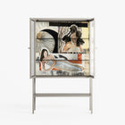 Sweet Far Away - Loft Cabinet - Sophie Goudman-Peachey - Pebble - Reeded glass