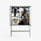 Dreaming With Open Eyes - Loft Cabinet - Sophie Goudman-Peachey - Pebble - Reeded glass