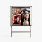 Where We Belong - Loft Cabinet - Sophie Goudman-Peachey - Pebble - Reeded glass