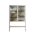 As The Rain Falls - Loft Cabinet - Sophie Goudman-Peachey - Pebble - Reeded glass