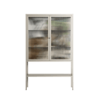 As The Rain Falls - Loft Cabinet - Sophie Goudman-Peachey - Pebble - Reeded glass