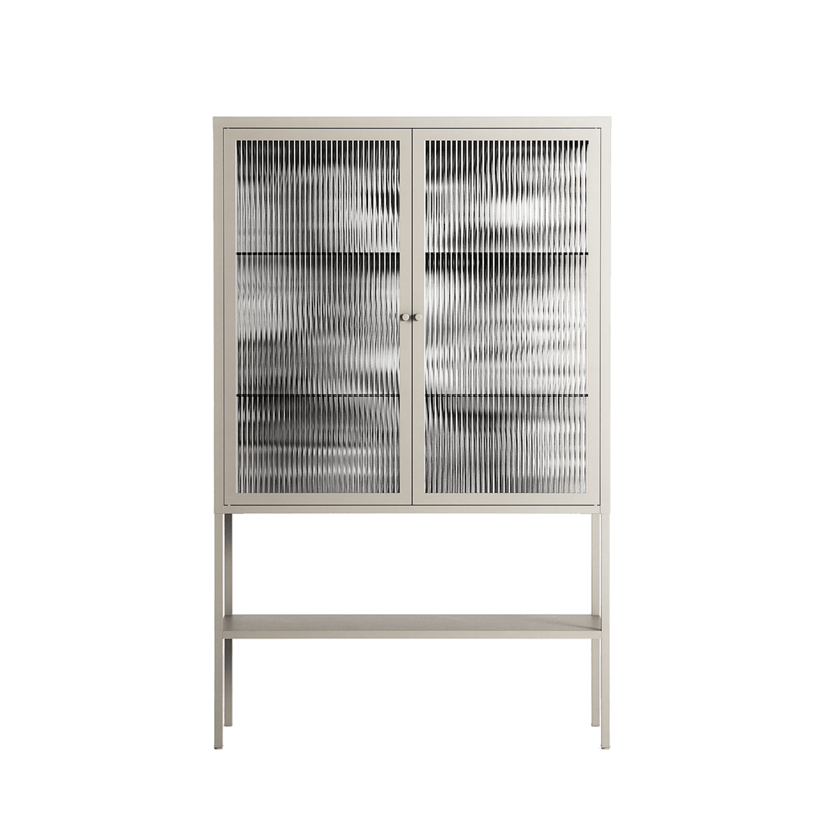 Flight Of Fancy 3 - Loft Cabinet - Diana Catchpole - Pebble - Reeded glass