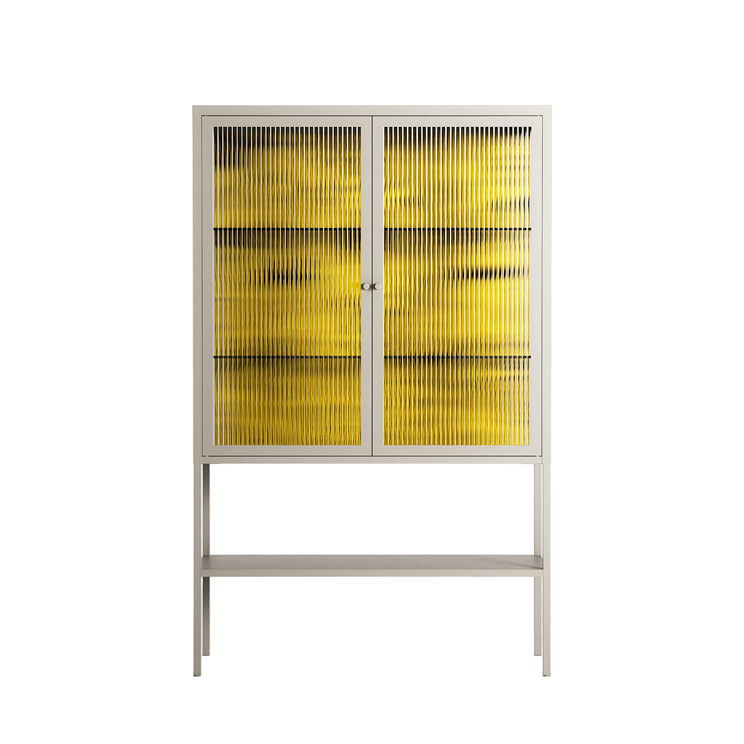 What a Mess - Loft Cabinet - Craig Watkins - Pebble - Reeded glass