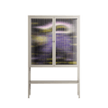 Be Nice Or Leave - Loft Cabinet - Mo Kalache - Pebble - Reeded glass