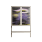 Be Nice Or Leave - Loft Cabinet - Mo Kalache - Pebble - Reeded glass