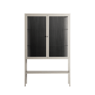 The Single Color - Loft Cabinet - Craig Watkins - Pebble - Reeded glass