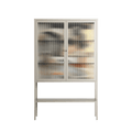 Sweet Far Away - Loft Cabinet - Sophie Goudman-Peachey - Pebble - Reeded glass