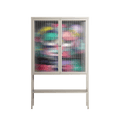 Bobsan - Loft Cabinet - Maddalena Fanfani - Pebble - Reeded glass